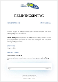 reliningsintyg